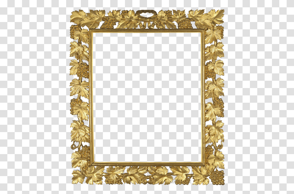 Frames Gold Photo Frame With Gold Picture Frame, Rug, Text, Mirror, Plant Transparent Png