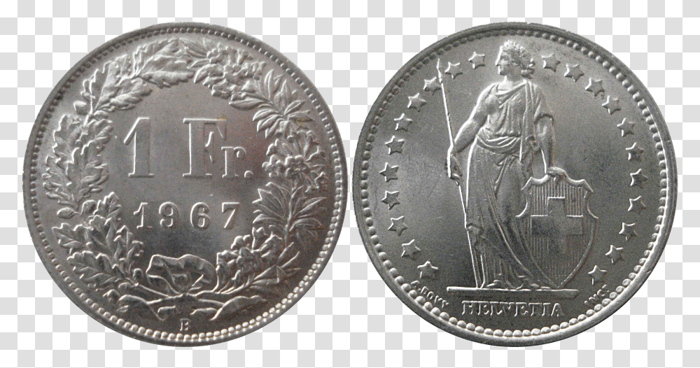 Franc 1967 Ag 835 1 2 Fr Transparent Png