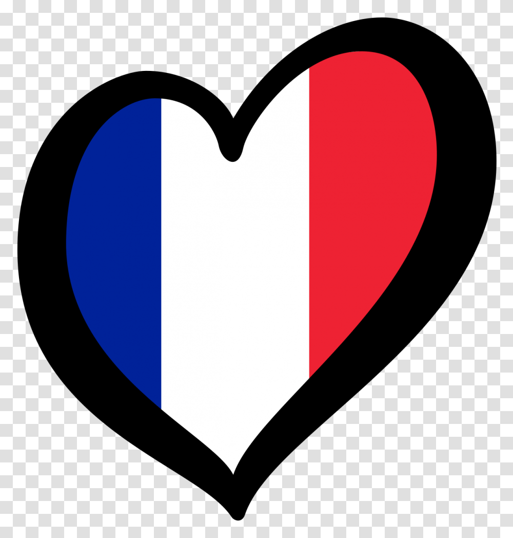 France, Country, Heart, Label Transparent Png