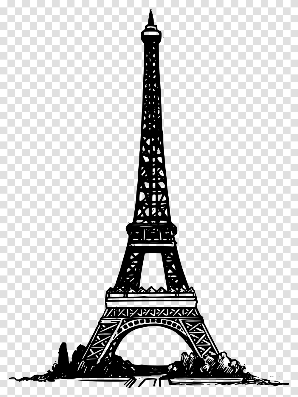 France Eiffel Tower, Gray, World Of Warcraft Transparent Png