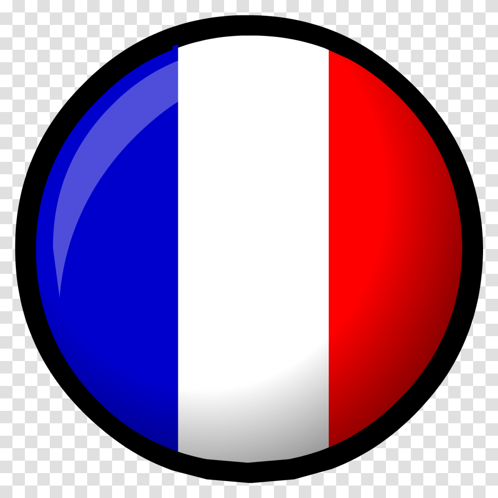 France Flag French Circle Flag, Logo, Symbol, Trademark, Balloon Transparent Png