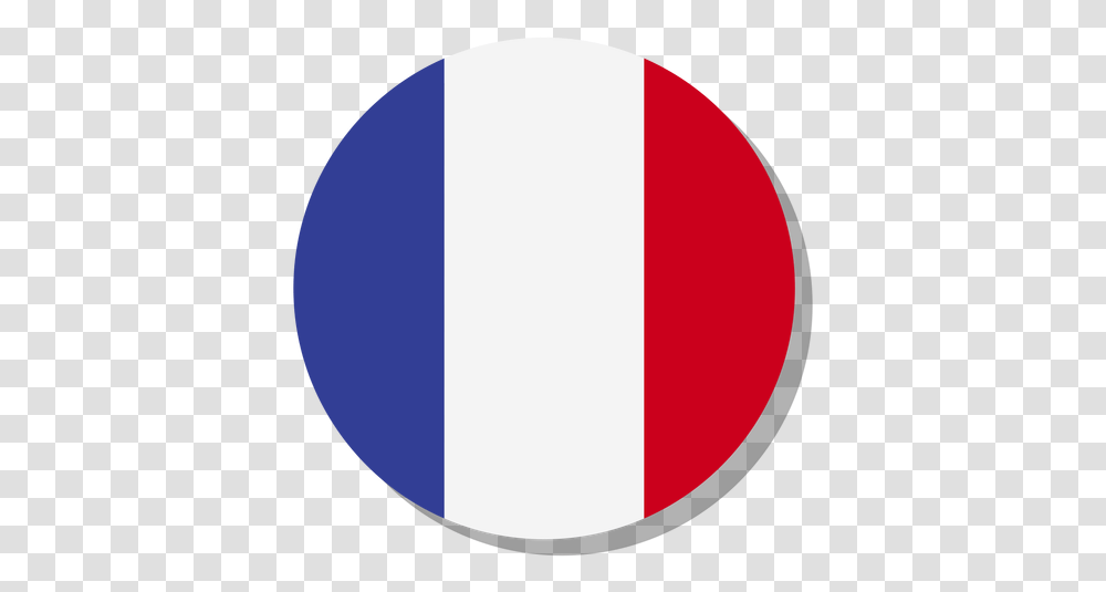 France Flag Language Icon Circle & Svg Icono Bandera Francia, Symbol, Logo, Trademark, Balloon Transparent Png