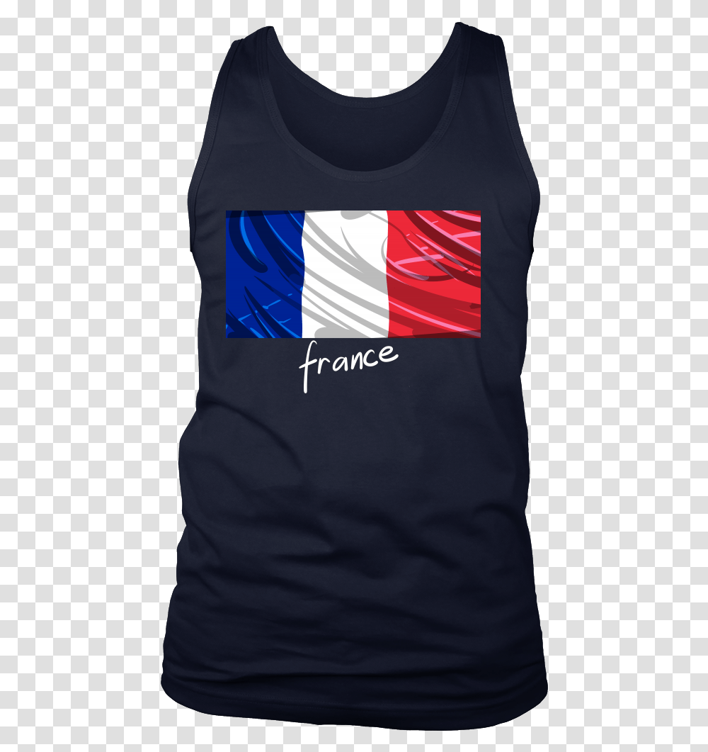 France Graphic Patriotic Vintage Flag Men's Tank T Shirt, Pillow, Cushion, Apparel Transparent Png
