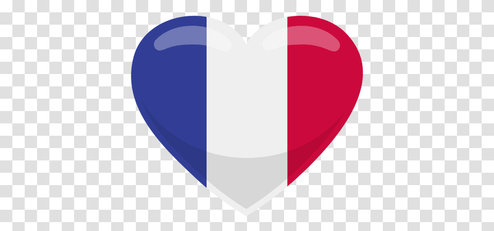 France Heart Flag & Svg Vector File France Heart Flag, Plectrum, Tape, Balloon Transparent Png
