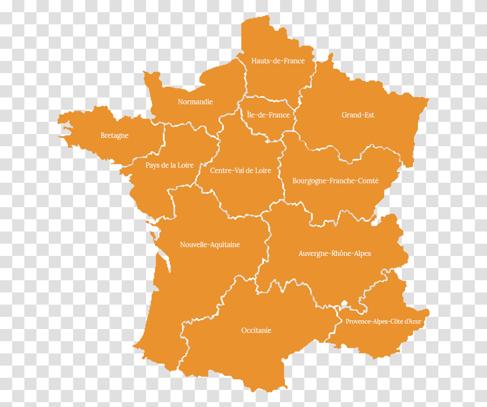 France Map All Regions Of France, Diagram, Atlas, Plot Transparent Png