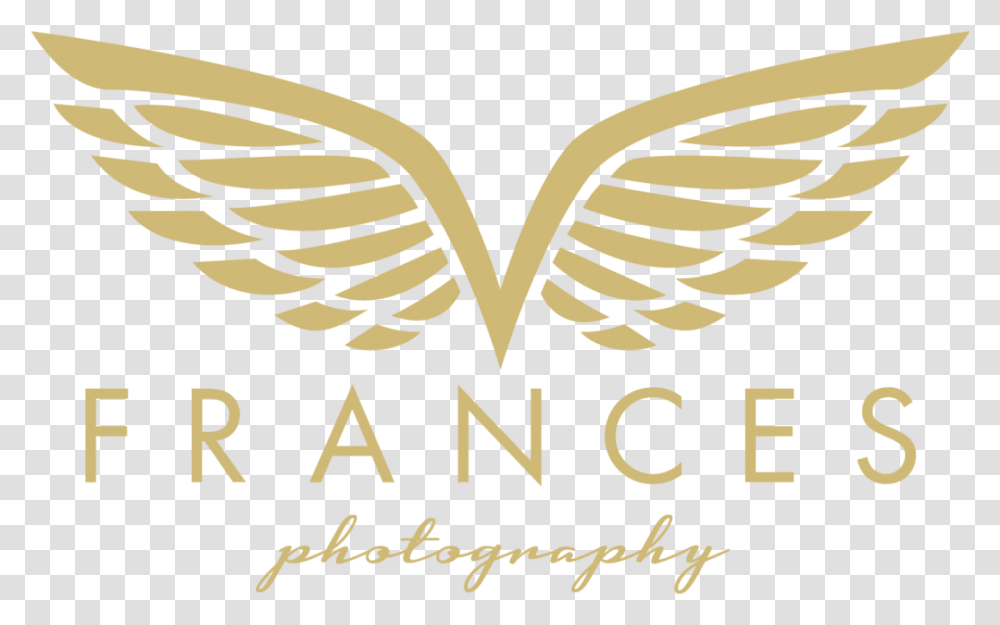 Frances Photography Logo Bold Gold Wings National Energy Services Reunited Corp, Symbol, Trademark, Text, Poster Transparent Png