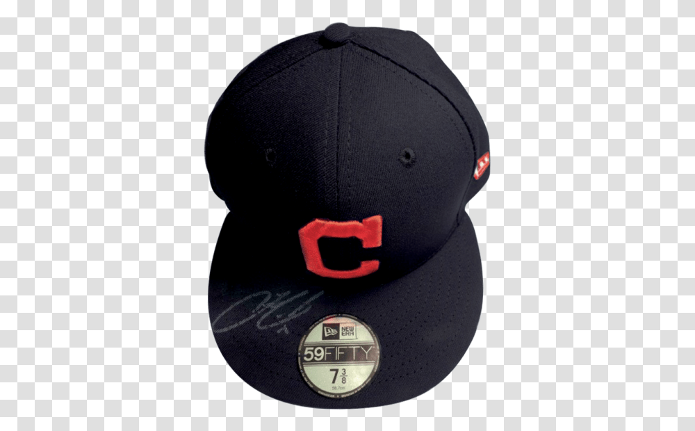 Francisco Lindor Autographed Navy Indians Hat Magento, Clothing, Apparel, Baseball Cap, Wristwatch Transparent Png