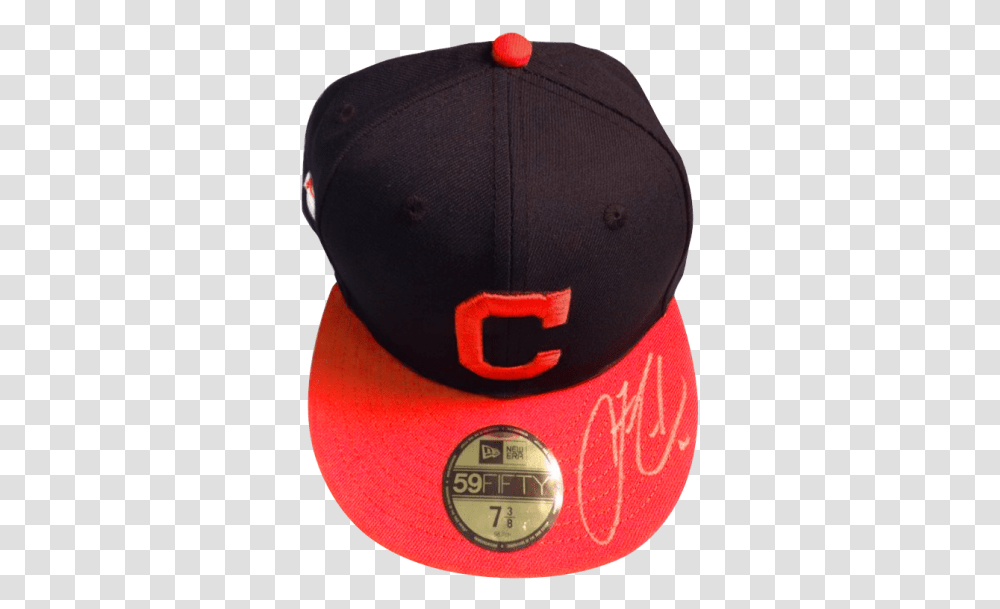 Francisco Lindor Autographed Navy & Red Indians Hat Magento, Clothing, Apparel, Baseball Cap, Wristwatch Transparent Png