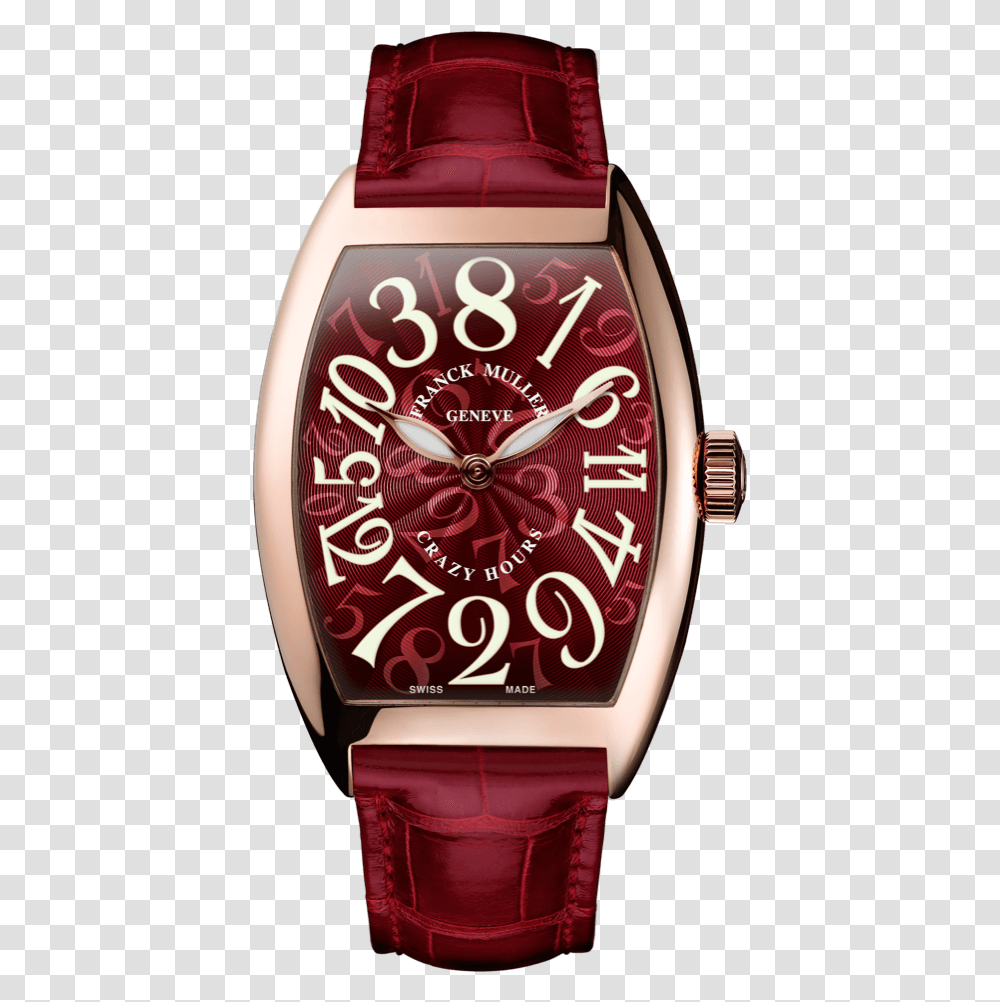 Franck Muller Casablanca 8880 C Dt Franck Muller Red Watch, Wristwatch Transparent Png