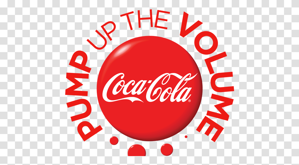 Frank Punshon Portfolio Coke Pump Up The Volume Logo Coca Cola, Beverage, Drink, Soda, Poster Transparent Png