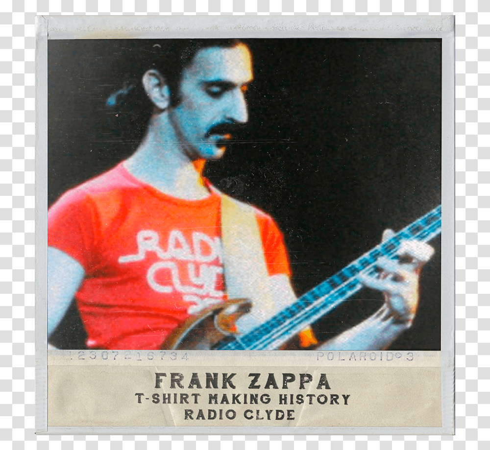 Frank Zappa Radio Clyde T Shirt, Poster, Advertisement, Guitar, Leisure Activities Transparent Png