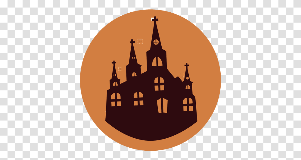 Frankenstein Castle Circle Icon & Svg Animated Church, Spire, Tower, Architecture, Building Transparent Png