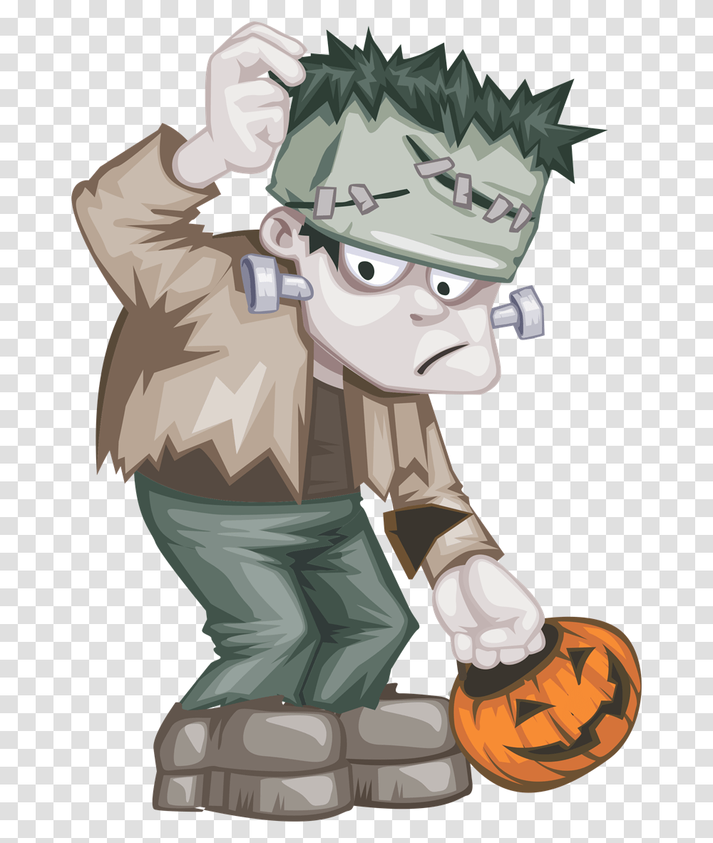 Frankenstein Clipart Comic, Plant, Produce, Food, Outdoors Transparent Png