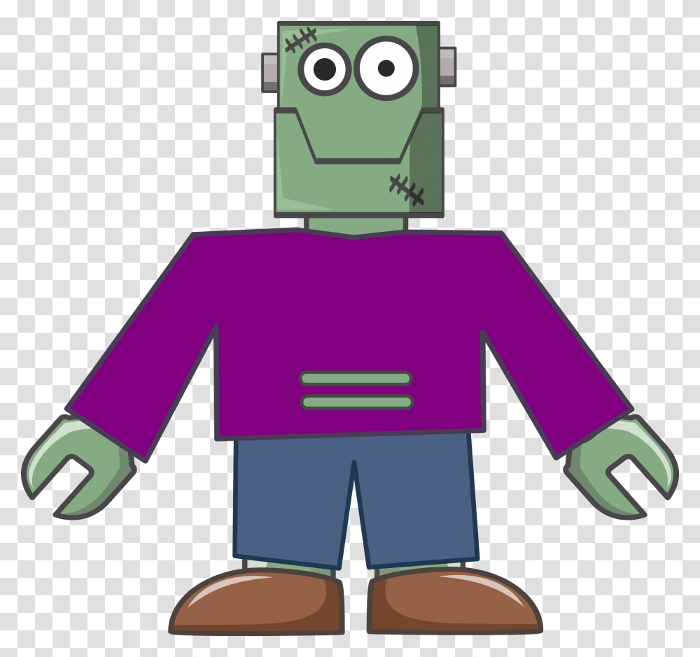 Frankenstein Clipart, Robot, Apparel Transparent Png