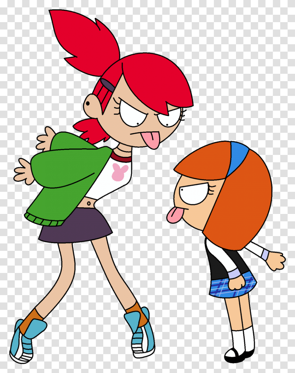 Frankie And Spoiled Girl Teasing Eachother Foster Home For Imaginary Friends Cookie, Person, Human, People Transparent Png