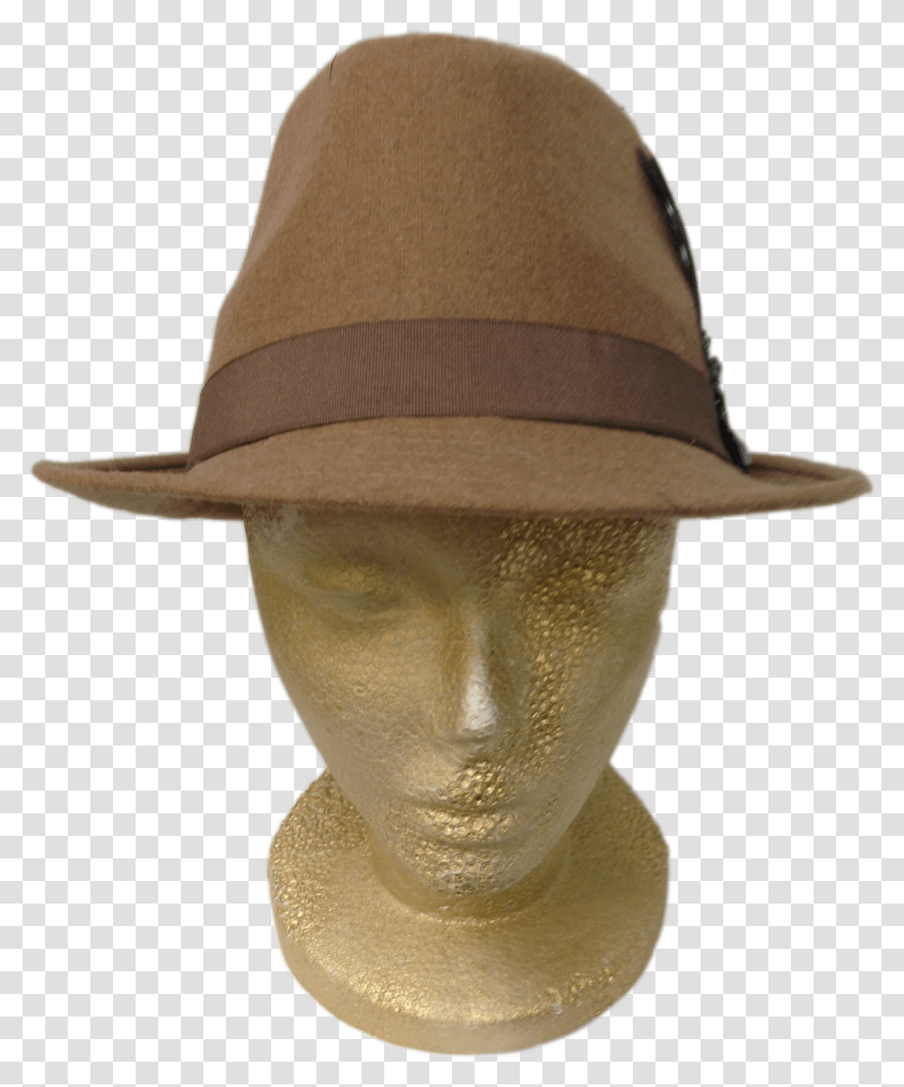 Frankie Fedora Bronze, Clothing, Apparel, Sun Hat, Person Transparent Png