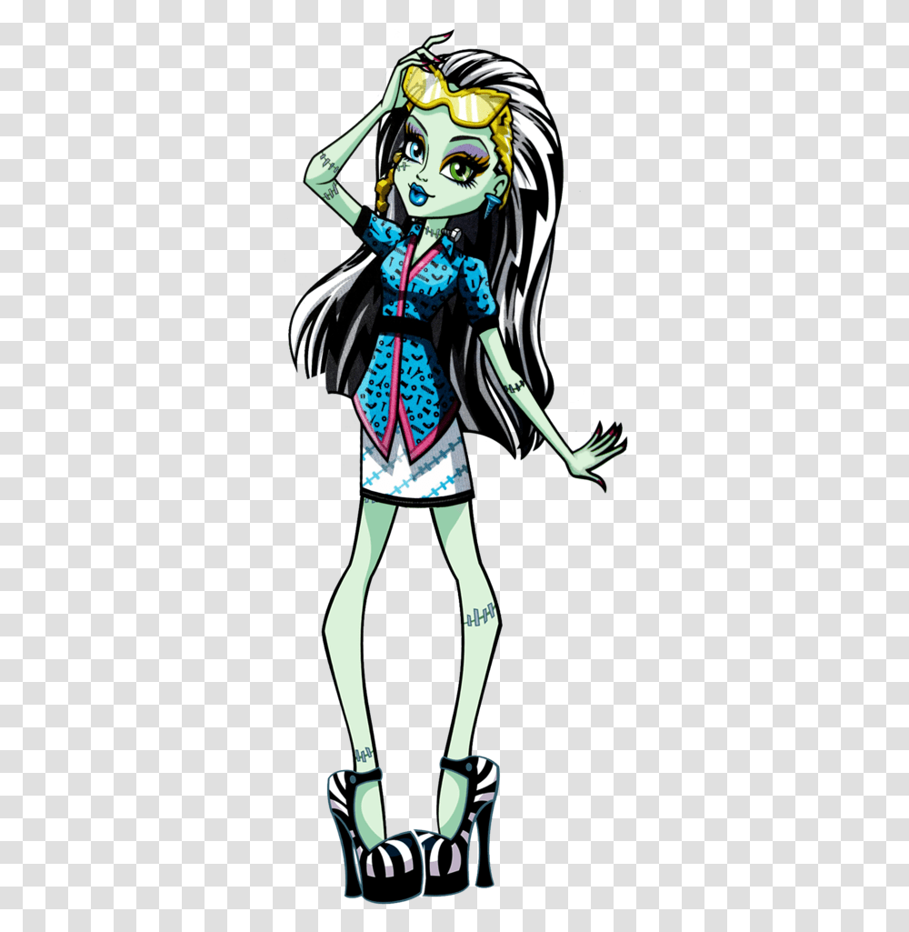 Frankie Stein Scaris Monster High Scaris City Of Frights Frankie Stein, Person, Human, Costume Transparent Png