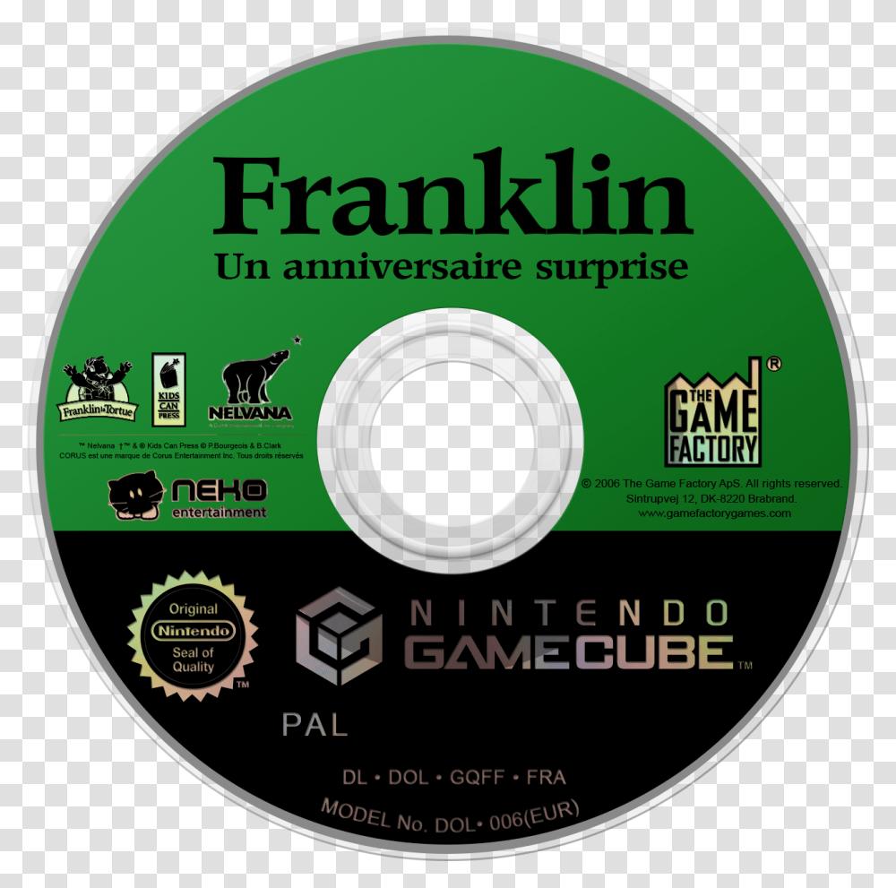 Franklin A Birthday Surprise Details Launchbox Games Database Nintendo Gamecube, Disk, Dvd Transparent Png