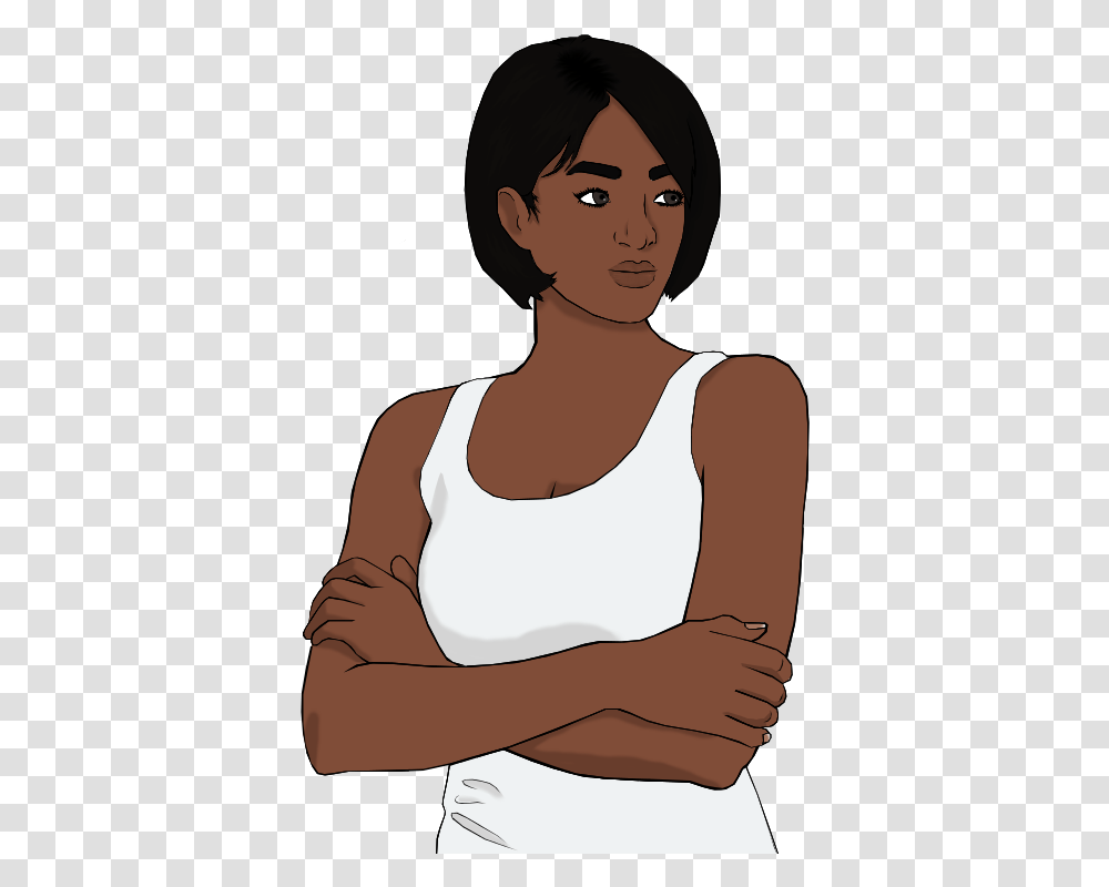 Franklin Gta V Women, Person, Undershirt, Arm Transparent Png