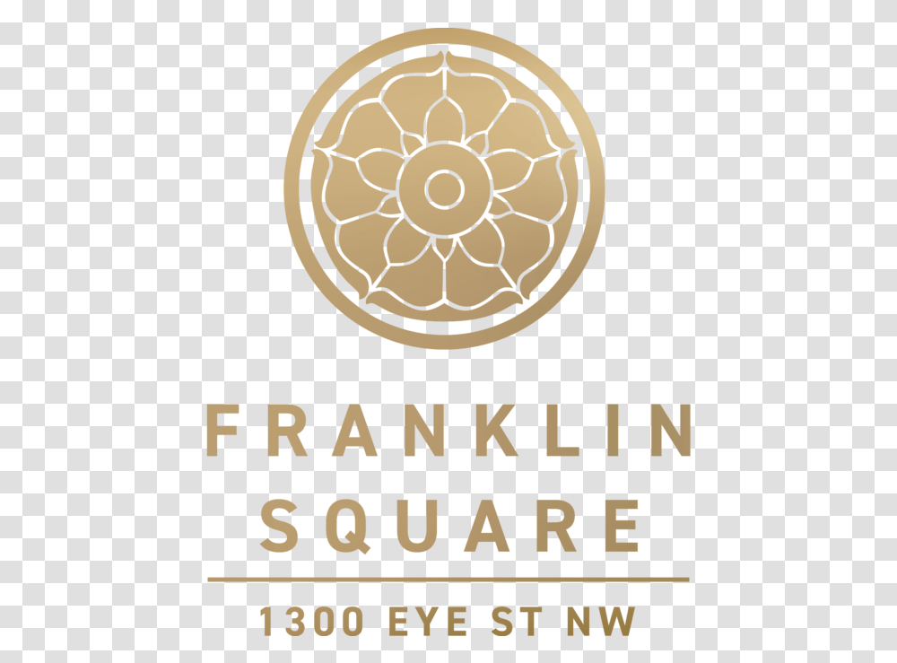 Franklin Square Logo Gold Final Circle, Poster, Advertisement, Trademark Transparent Png
