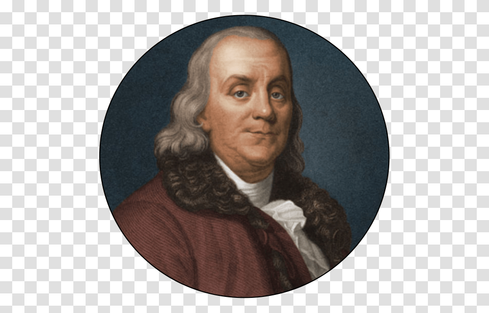 Frankline Benjamin Franklin, Person, Human, Painting Transparent Png