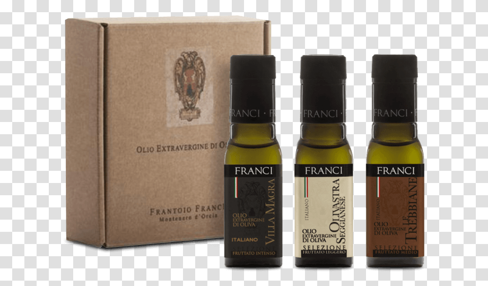 Frantoio Franci Gift Set Single Malt Whisky, Bottle, Beer, Alcohol, Beverage Transparent Png