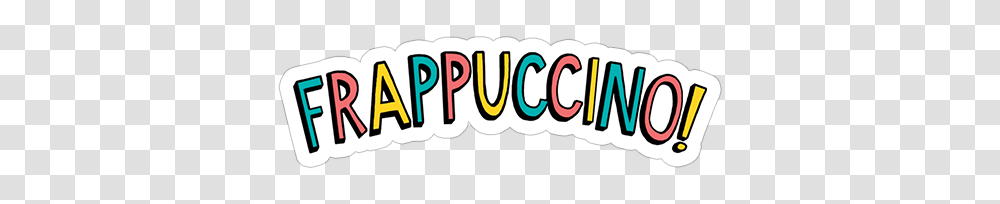 Frappuccino, Label, Sticker, Word Transparent Png