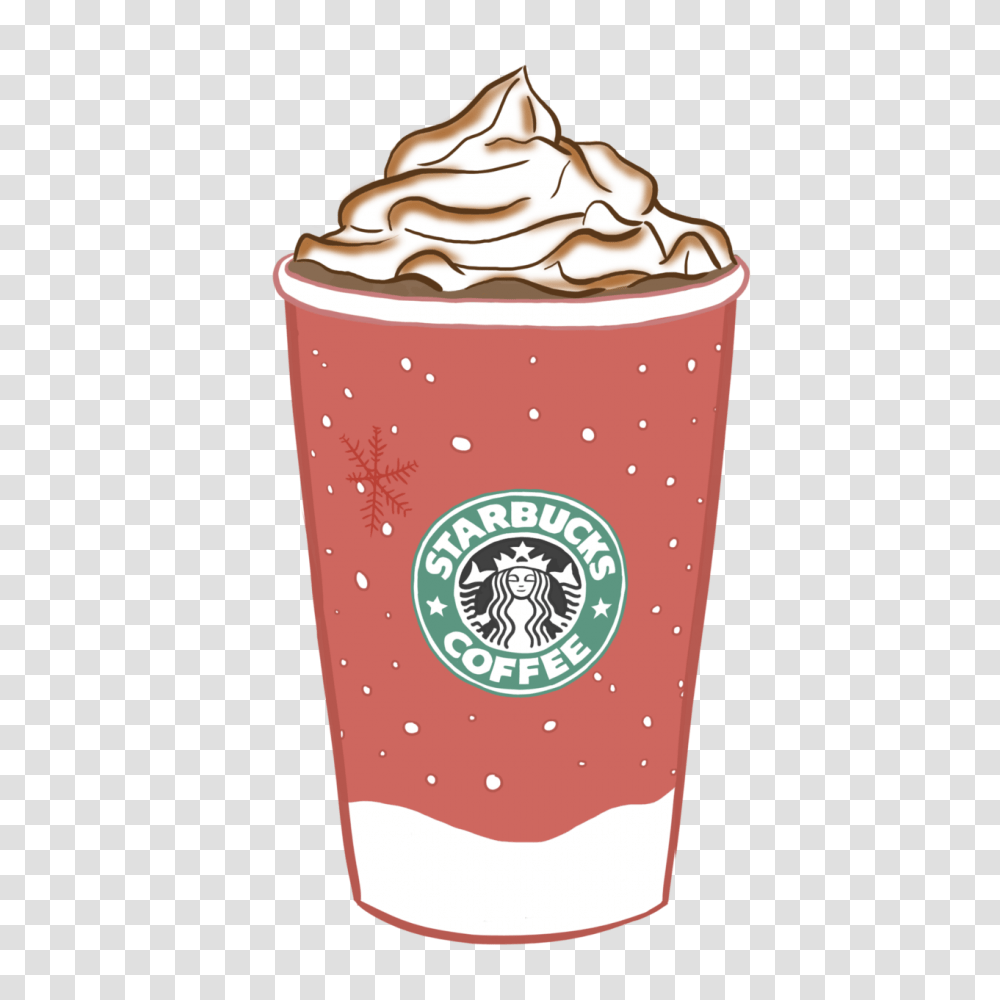 Frappuccino Tea Coffee Drink Starbucks Starbucks Christmas Cup Drawing, Cream, Dessert, Food, Creme Transparent Png