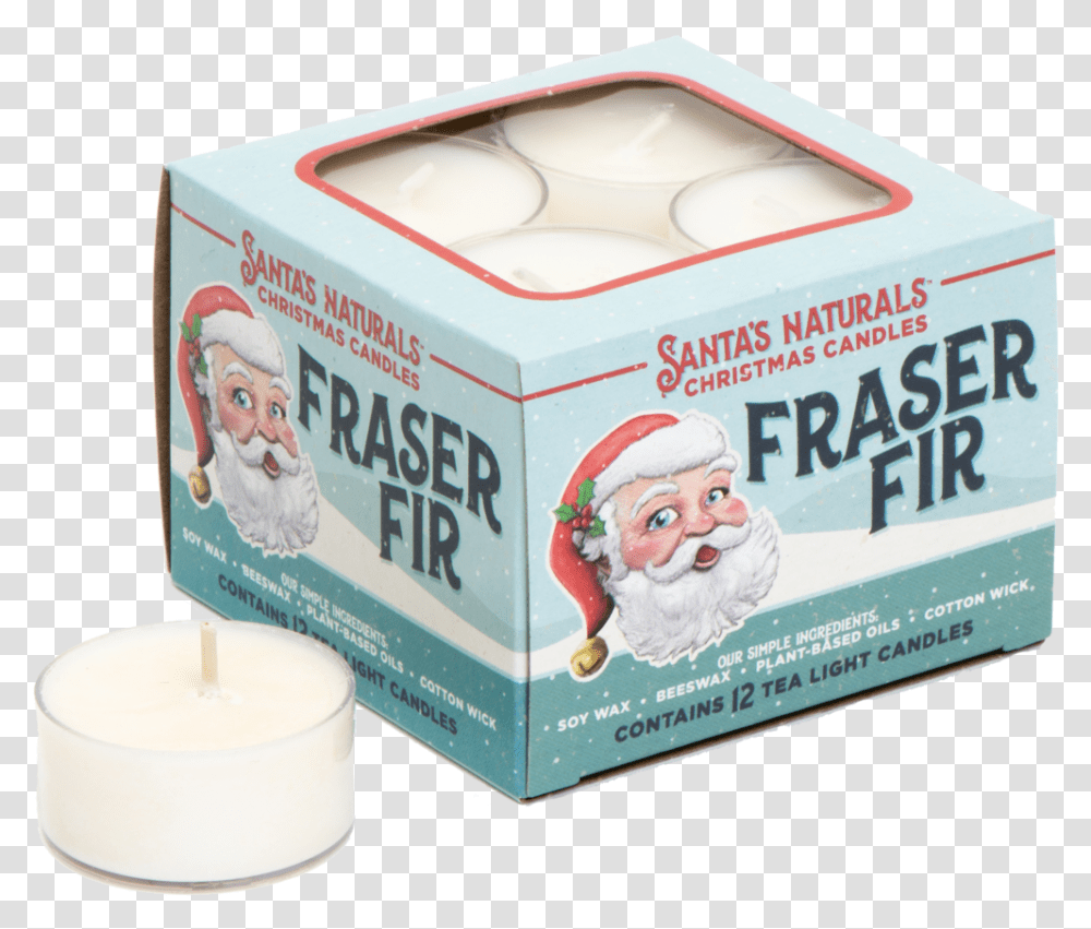 Fraser Fir Tea Light Christmas Candles Box, Person, Human, Food Transparent Png