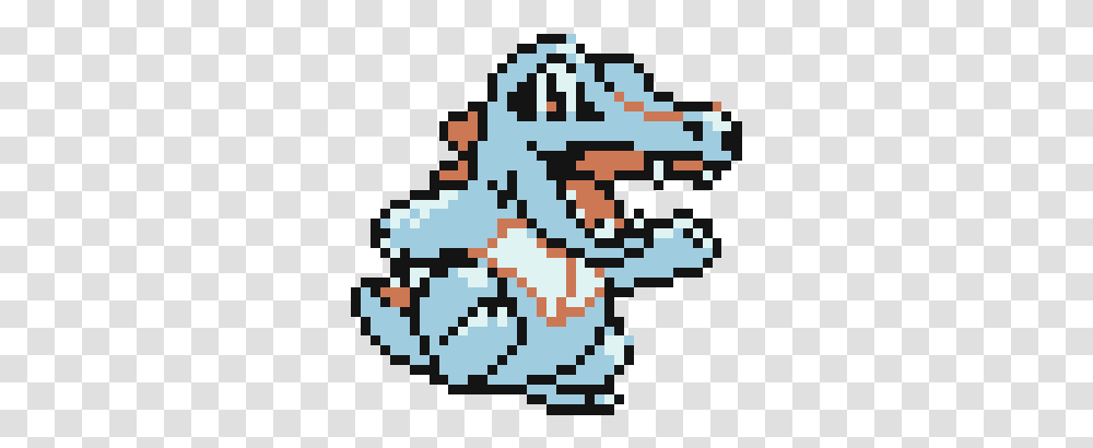 Freak Is Wrong With Totodile Plushes Pixel Art Circle, Rug, Graphics, Rubix Cube, Flower Transparent Png
