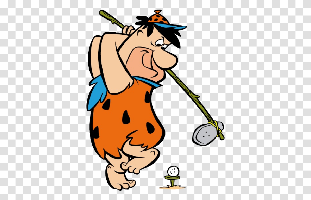 Fred Flintstone Wilma Flintstone Pebbles Flinstone Fred Flintstone Playing Golf, Water, Leisure Activities, Apparel Transparent Png