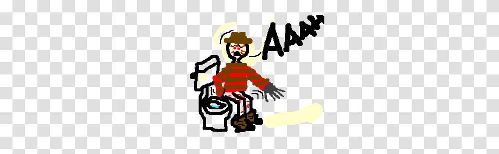Freddie Krueger In Going To Toilet Fail, Person, Performer, Juggling, Leisure Activities Transparent Png