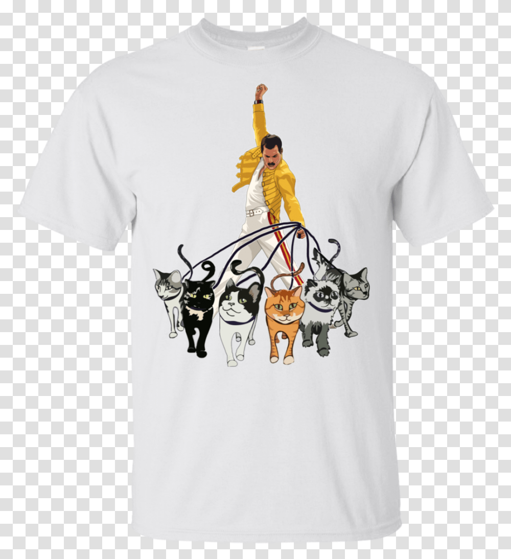 Freddie Mercury and Cats T shirt