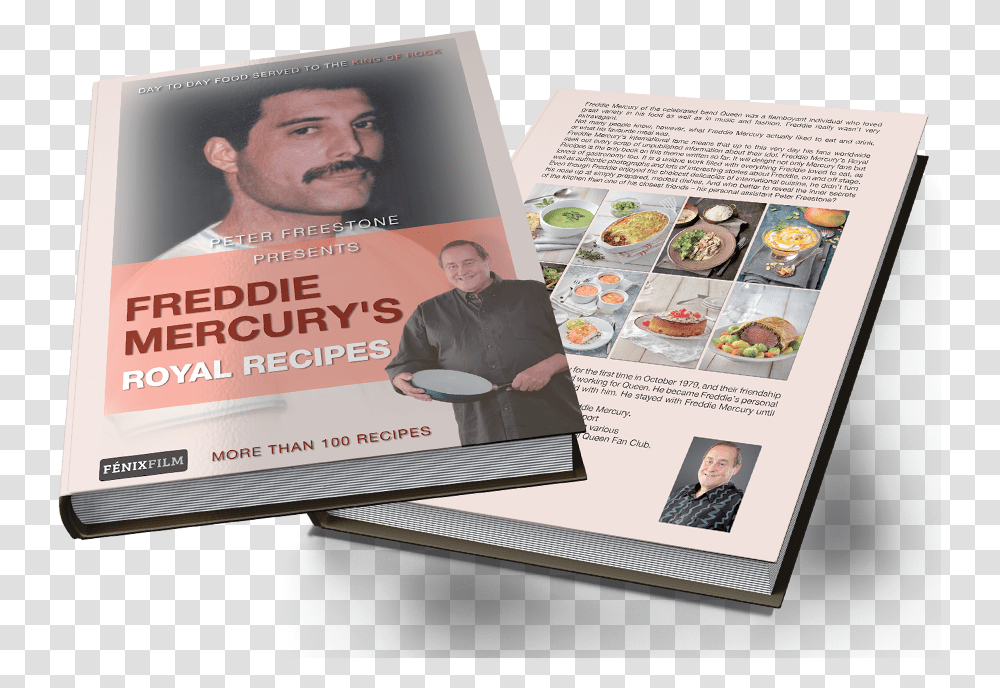 Freddie Mercury Cookbook, Flyer, Poster, Paper, Advertisement Transparent Png