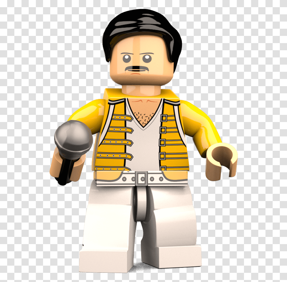 Freddie Mercury Download Minifigure Lego Queen, Toy, Person, Human, Doll Transparent Png
