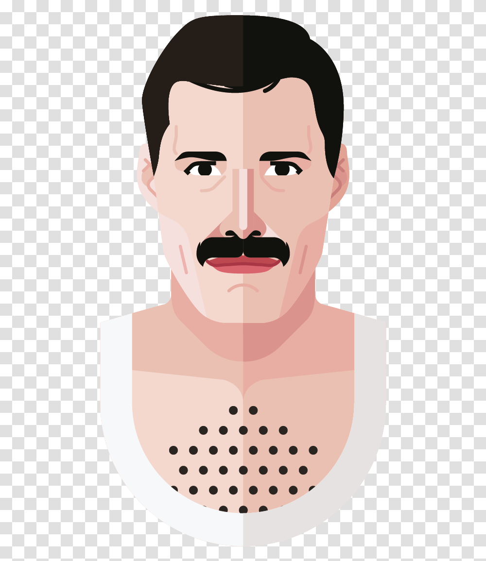 Freddie Mercury Facd, Mustache, Sunglasses, Accessories, Accessory Transparent Png