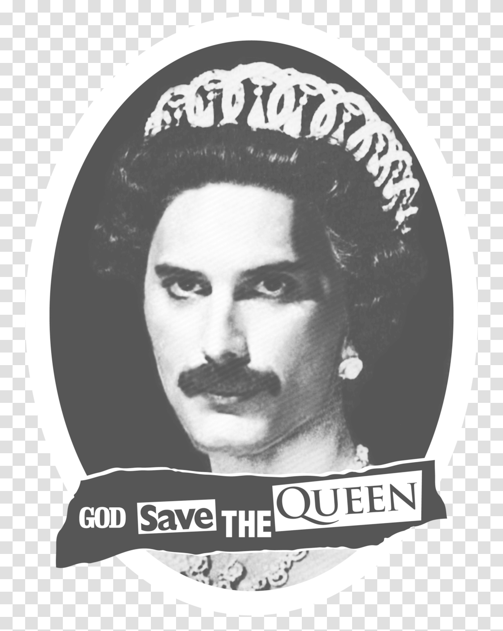 Freddie Mercury God Save The Queen Freddie Mercury, Face, Person, Poster, Advertisement Transparent Png