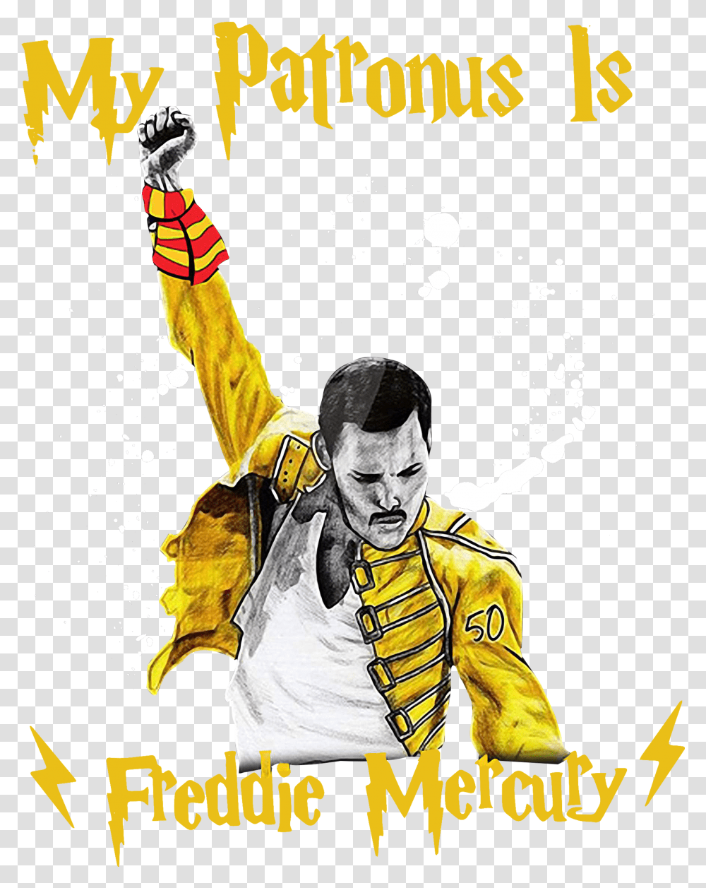 Freddie Mercury Harry Potter, Poster, Advertisement, Person, Human Transparent Png