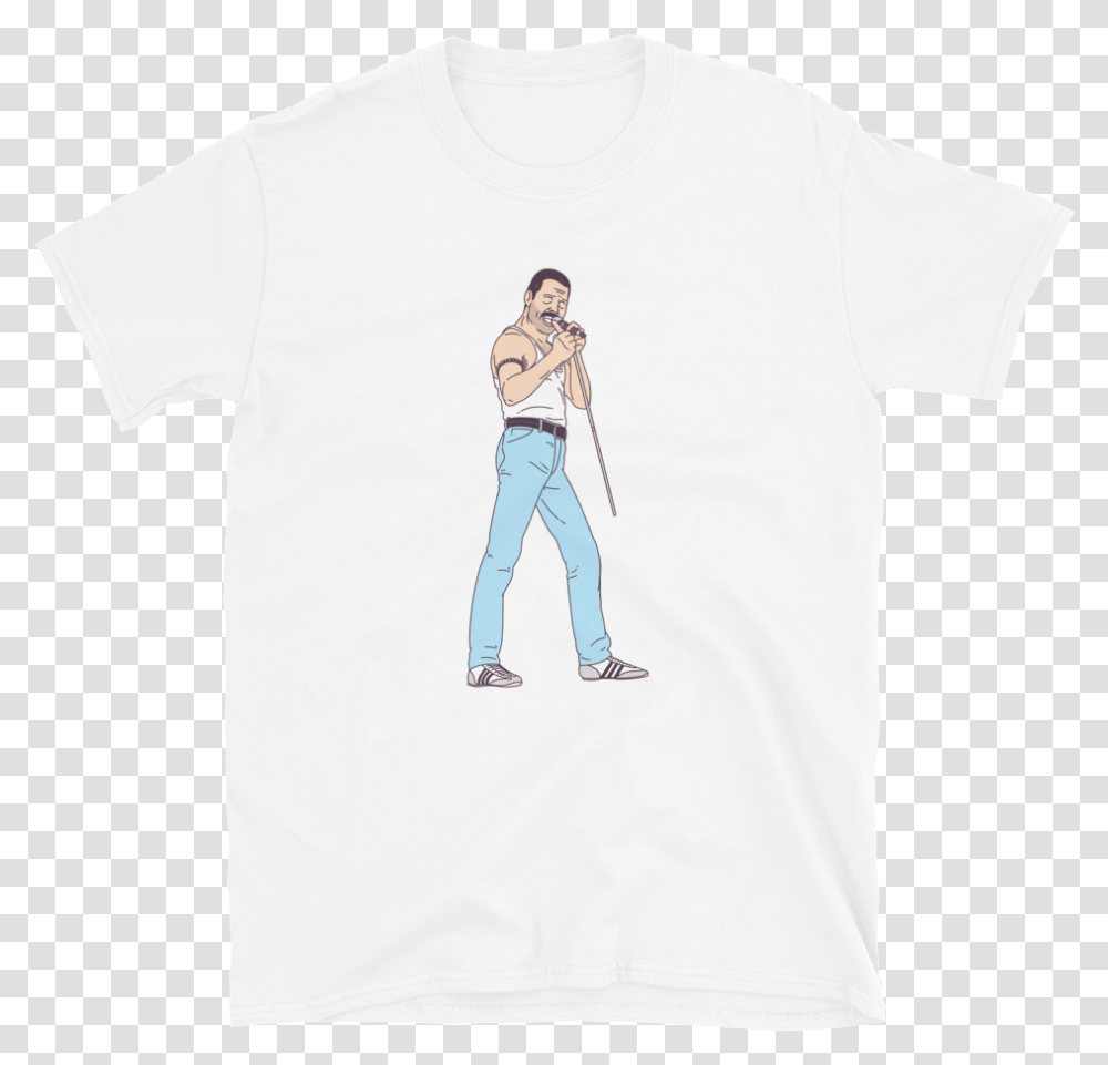 Freddie Mercury Live Aid Tee Foursome, Clothing, Apparel, Person, Human Transparent Png