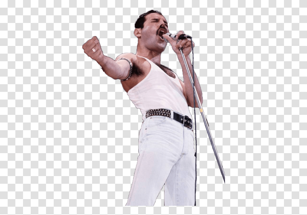 Freddie Mercury No Background, Person, Leisure Activities, Crowd, Finger Transparent Png