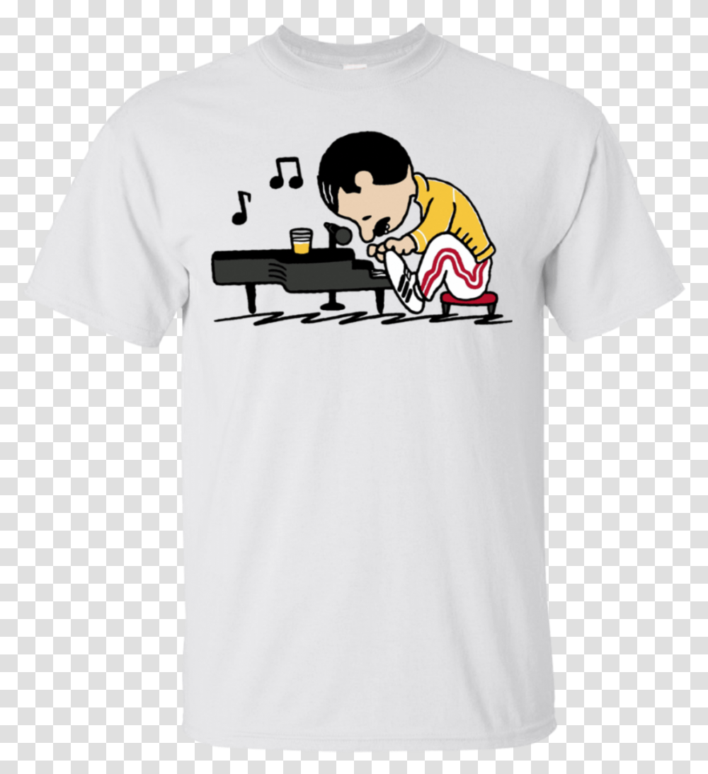 Freddie Mercury Peanuts Shirt, Apparel, T-Shirt Transparent Png