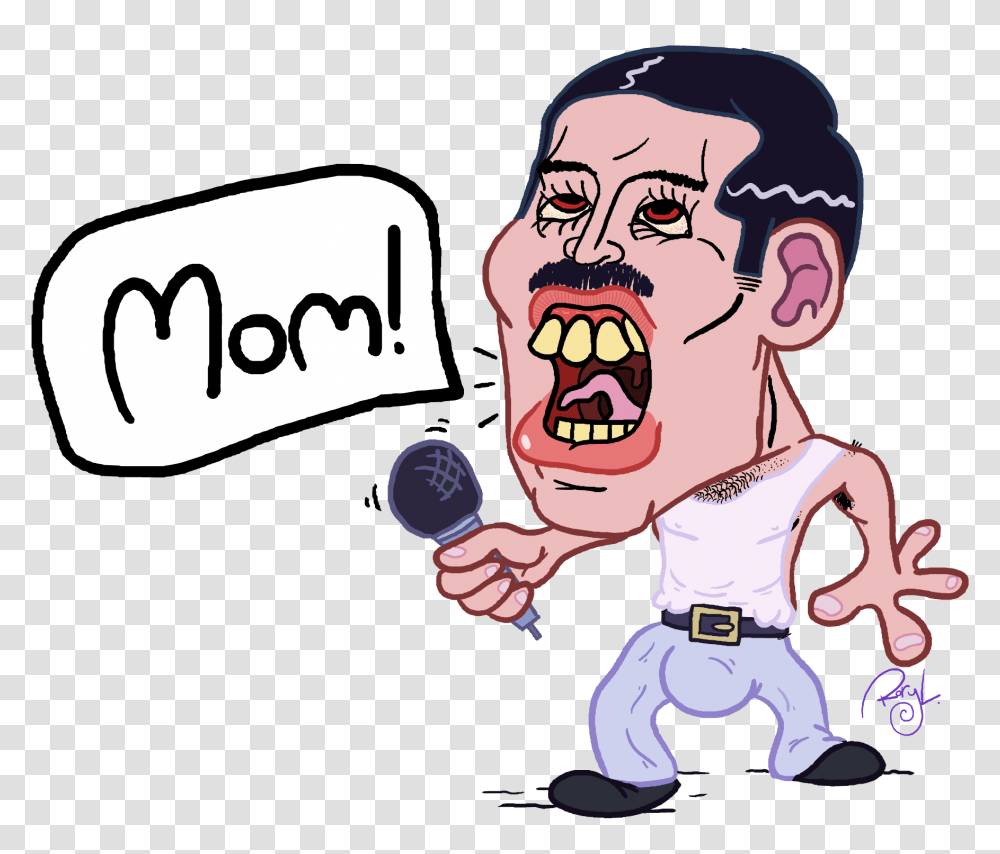 Freddie Mercury, Person, Human, Performer, Head Transparent Png