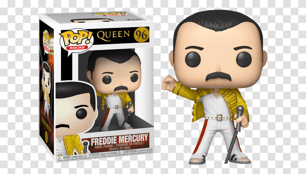 Freddie Mercury Pop Vinyl Download Funko Pop Freddie Mercury, Person, Doll, Toy, Advertisement Transparent Png