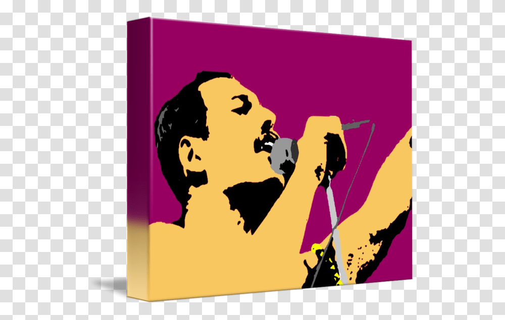Freddie Mercury Shadow Color, Poster, Advertisement, Photography Transparent Png