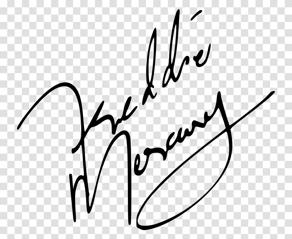 Freddie Mercury Signature, Gray, World Of Warcraft Transparent Png