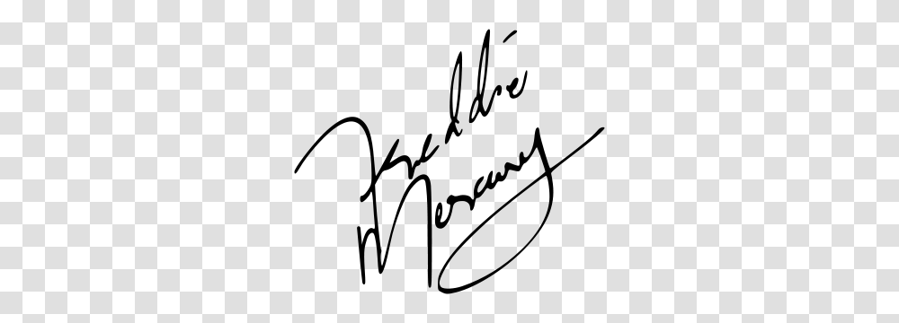 Freddie Mercurys Signature Reflects Dynamism, Handwriting, Bow, Spider Transparent Png