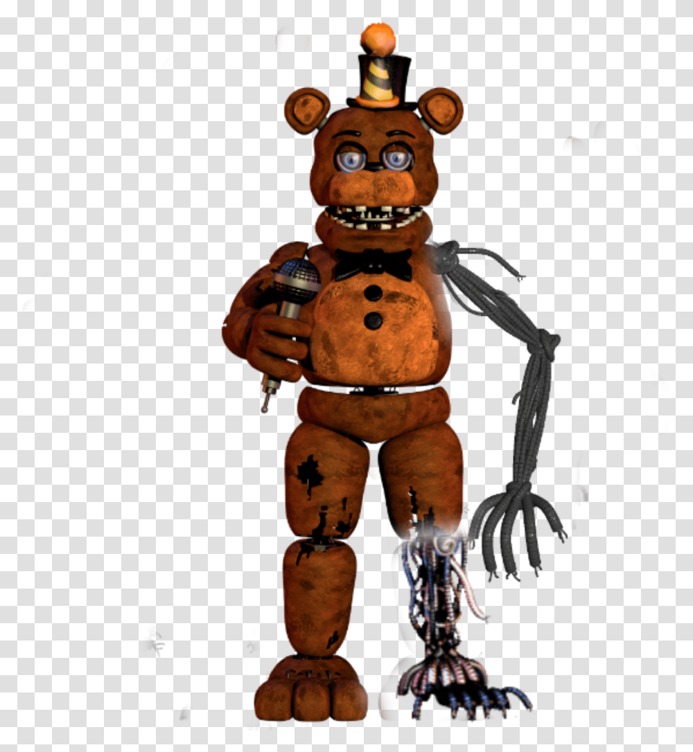Freddy Ennardennard Withered Five Nights At, Toy, Robot, Figurine, Astronaut Transparent Png