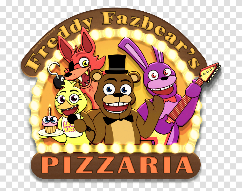 Freddy Fazbears Pizzeria Logo Fnaf Logo, Leisure Activities, Crowd, Performer, Circus Transparent Png