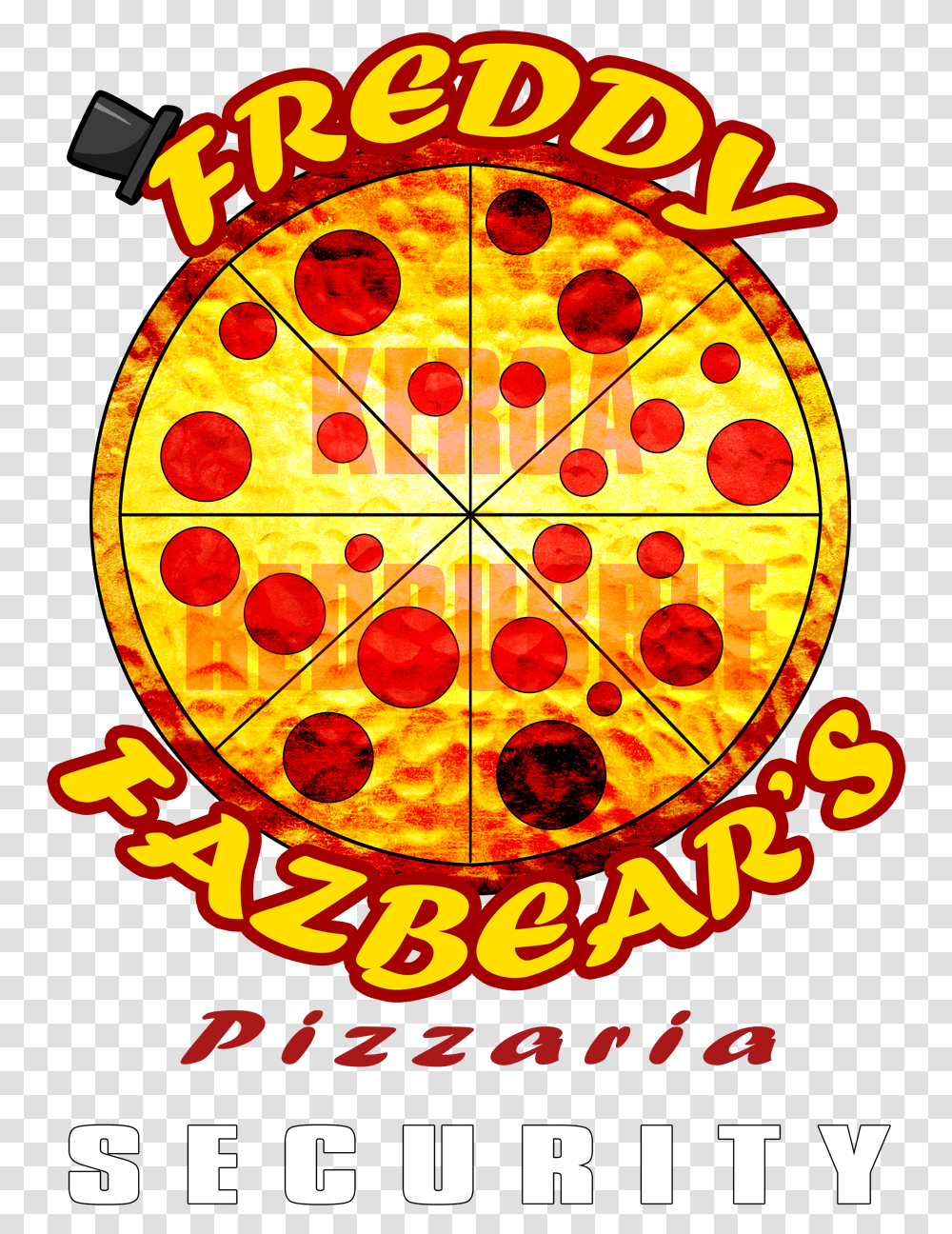 Freddy Fazbear's Pizzaria Five Nights Circle, Poster, Advertisement, Art, Diwali Transparent Png