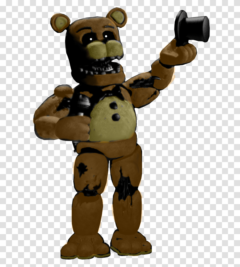 Freddy Head First Freddy Fazbear's Pizza, Sweets, Food, Confectionery, Figurine Transparent Png